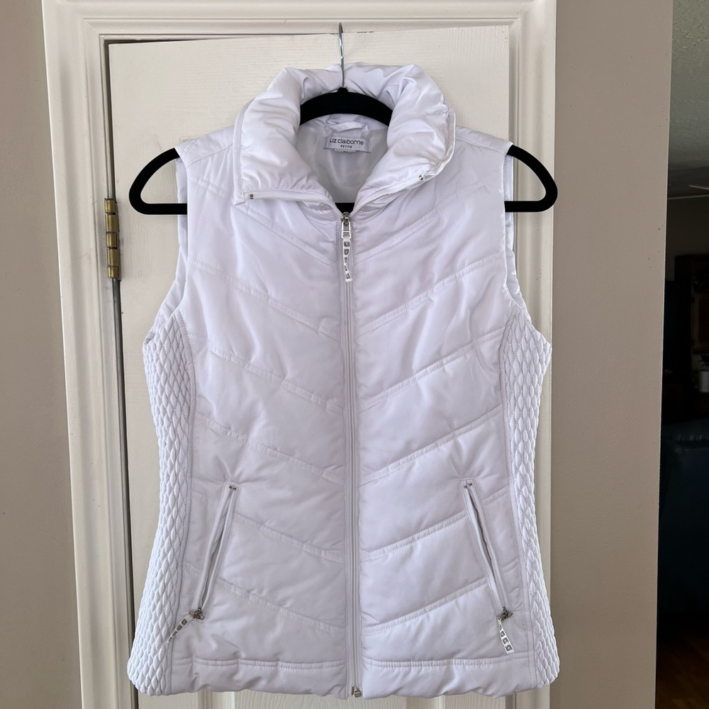 Liz Claiborne White Vest